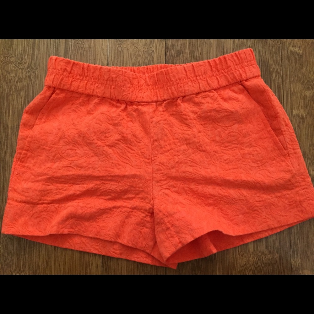 J.Crew Floral Jacquard Boardwalk Pull-On Shorts